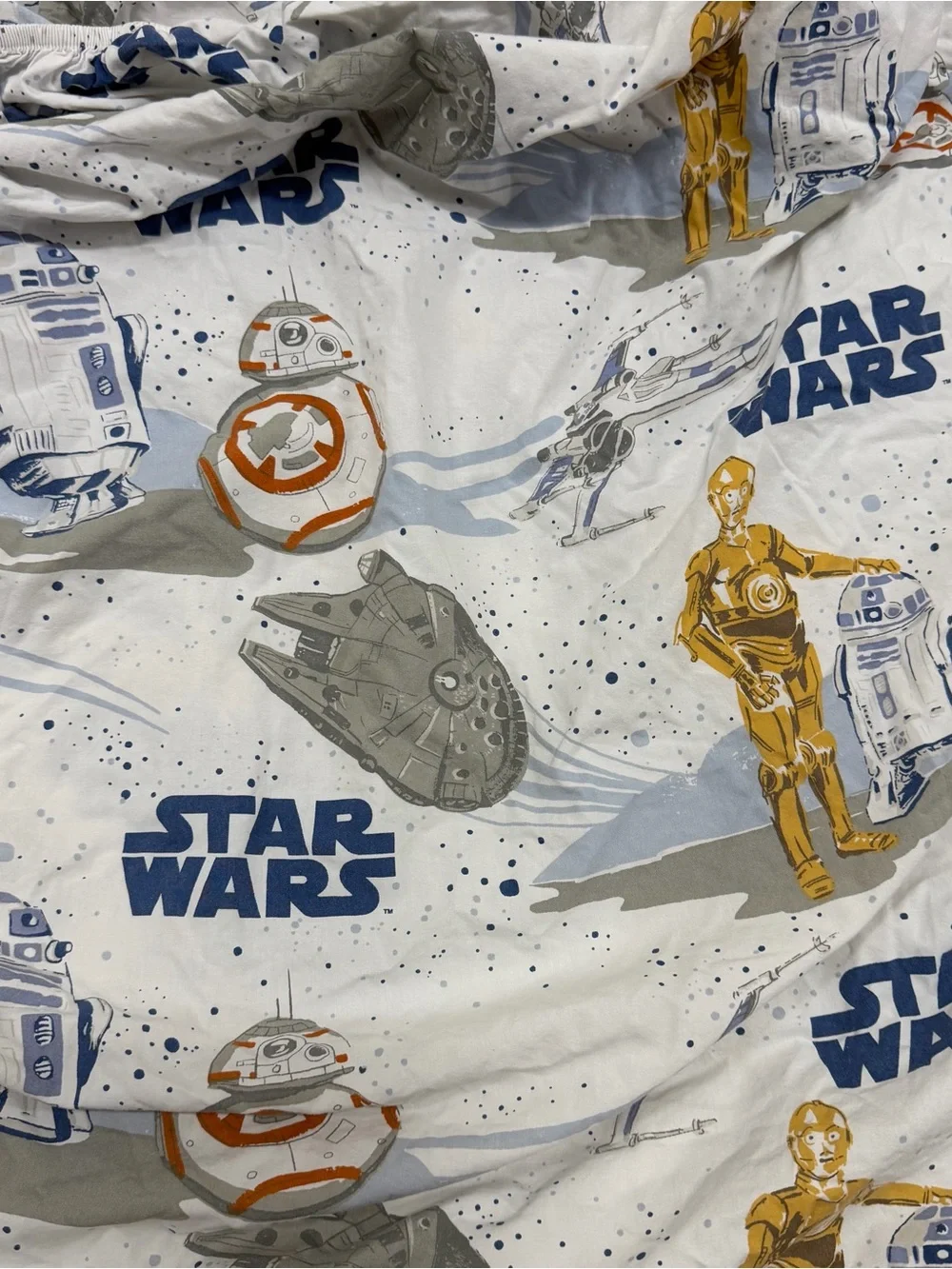Star Wars Pottery Barn Kids Twin Fitted Sheet Only 39x75